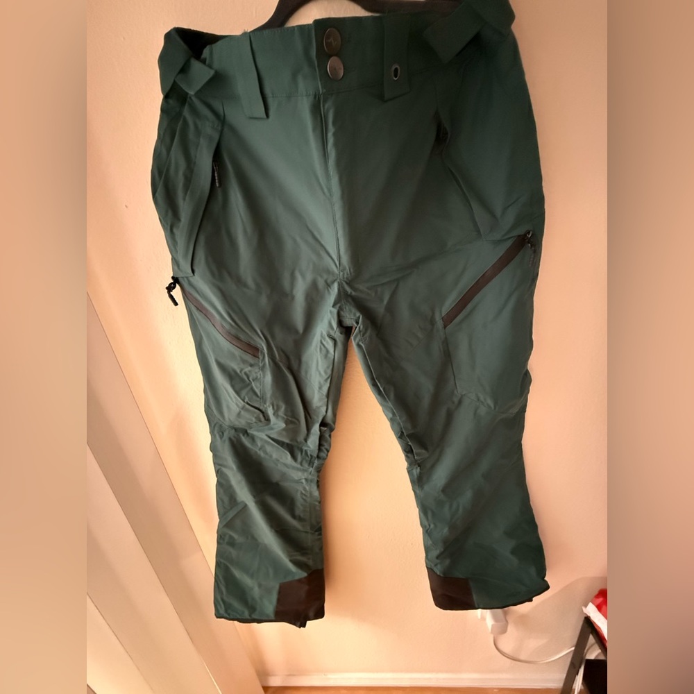 Men's Green Outdoor Ski Pants Pulse